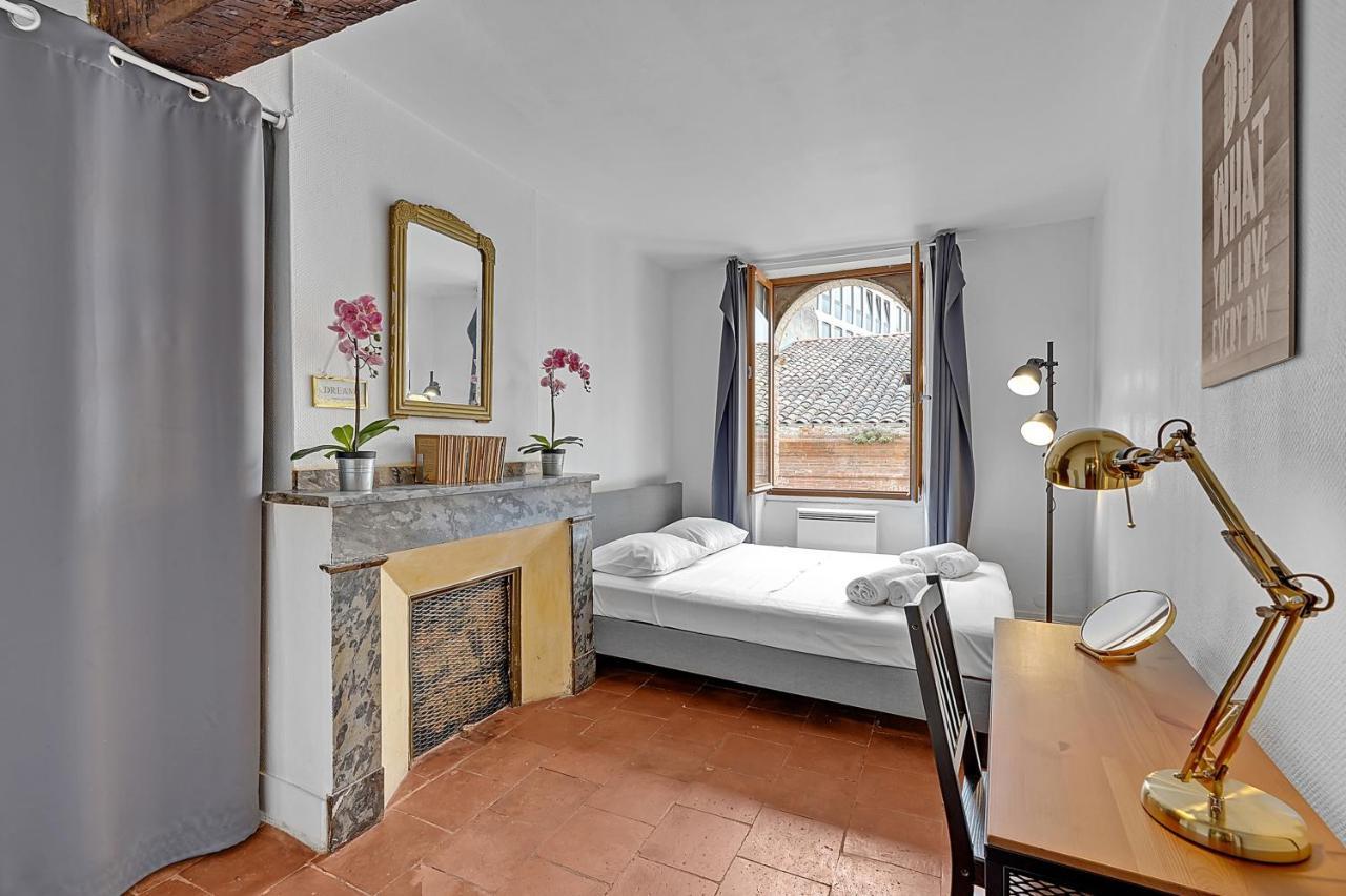 Le Regans - Charmant Appartement En Tomette Toulouse Exterior foto