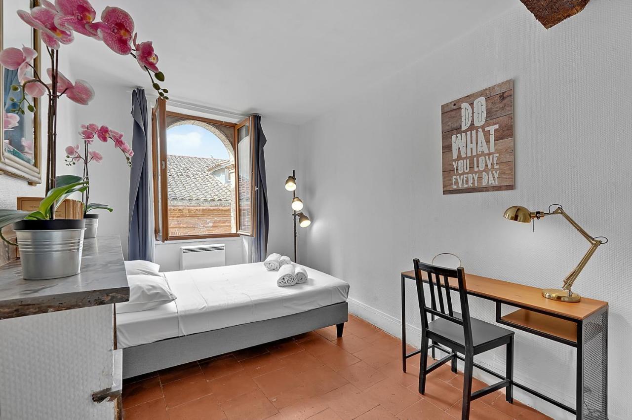 Le Regans - Charmant Appartement En Tomette Toulouse Exterior foto